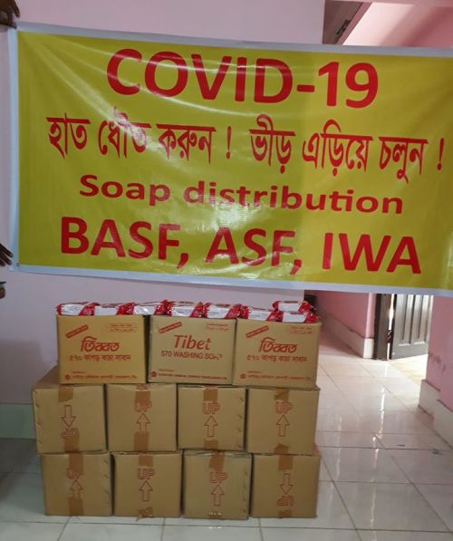 COVID-19 BASF mydlo