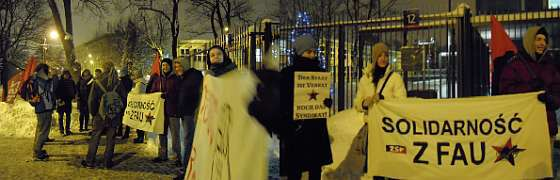 ZSP solidarity with FAU Berlin